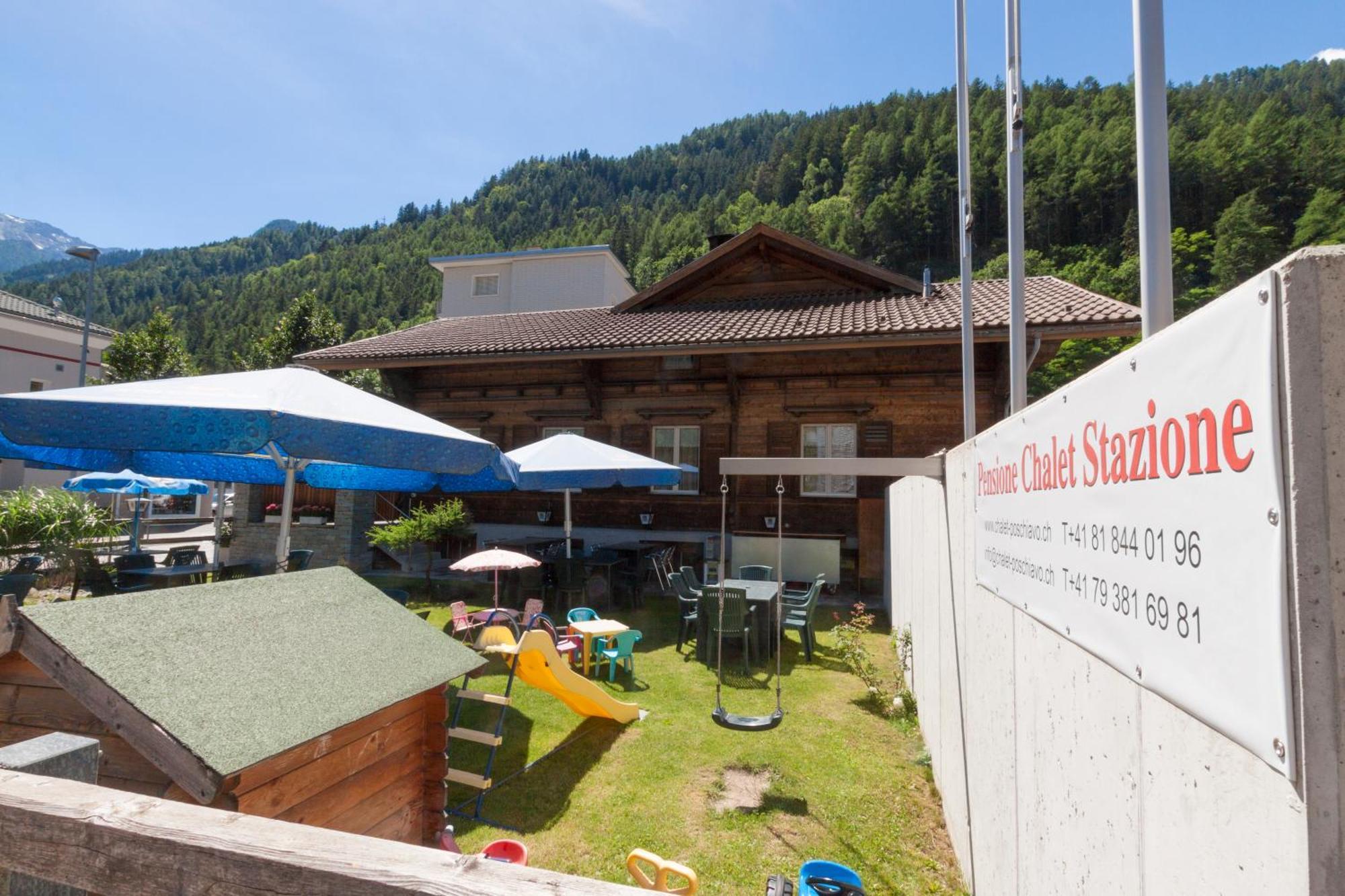 Ristorante Pensione Chalet Stazione Поскьяво Экстерьер фото